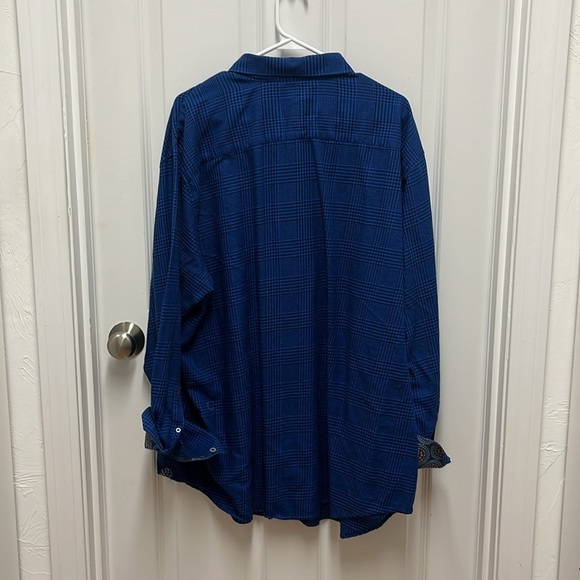Robert‎ Graham Blue Plaid Long Sleeve Button Down - Picture 4 of 8